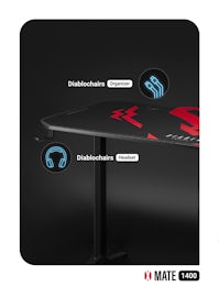 Diablo X-Mate 1400 gamer asztal Diablochairs