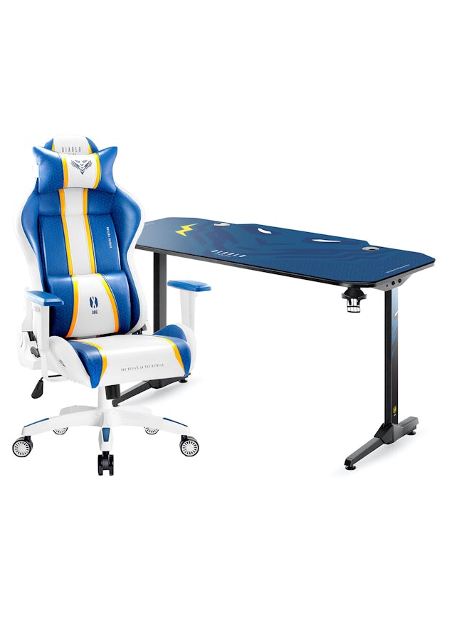 Gamingová podložka Diablo Chairs Aqua Blue