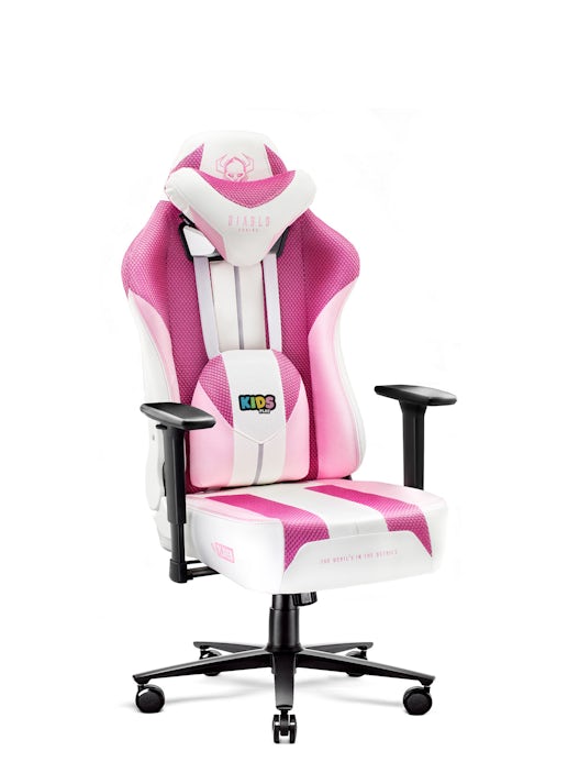Дитяче ігрове комп'ютерне крісло з тканини Diablo X-Player 2.0 Kids Size: Marshmallow Pink