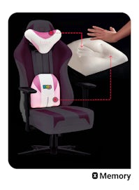 Krzesło do biurka dla dziecka Diablo X-Player 2.0 Marshmallow Pink Kids Size