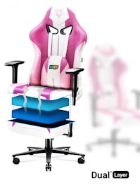 Дитяче ігрове комп'ютерне крісло з тканини Diablo X-Player 2.0 Kids Size: Marshmallow Pink