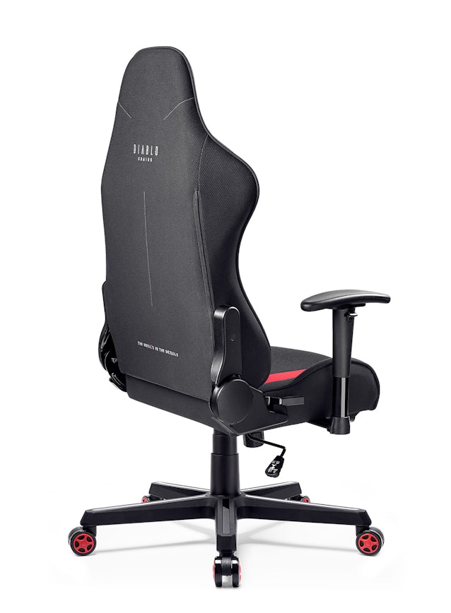 Diablo X-ST4RTER szövet gamer szék Normal Size: Fekete-piros Diablochairs