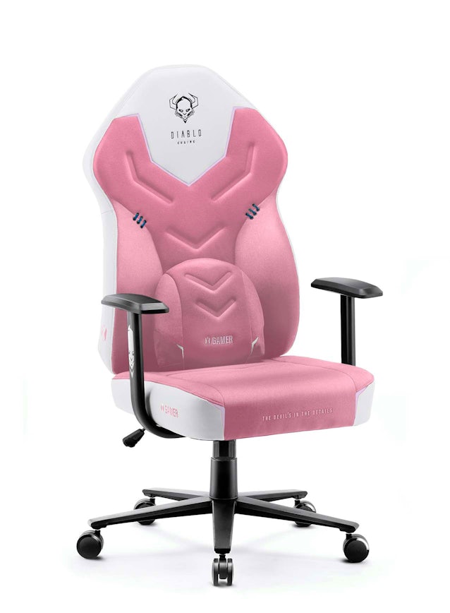 Fotel gamingowy Diablo X-Gamer 2.0 Normal Size: Marshmallow Pink