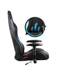 DIABLO X-ST4RTER Gaming Chair  Black-Red: Normal Size