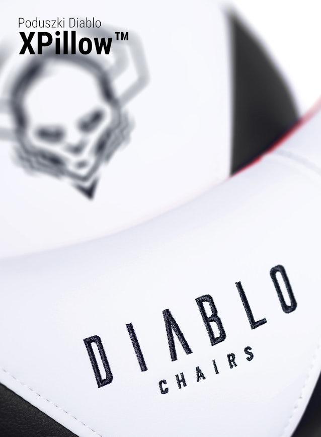 Scaun pentru copii Diablo X-Ray Kids Size: alb-negru Diablochairs