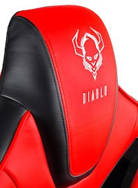 Fotel gamingowy Diablo X-Fighter Normal Size: Czarno-czerwony